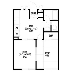 フジハイツＡ棟の物件間取画像